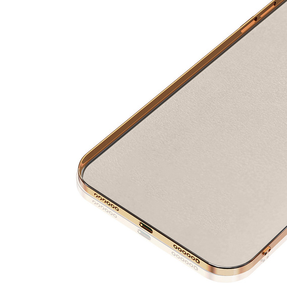Etui do iPhone 13 Pro, Electro Ring, złote