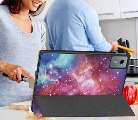 Etui do Lenovo Idea Tab 11" 2025 TB336FU TB336ZU, z funkcją podstawki, Smartcase, Galaktyka