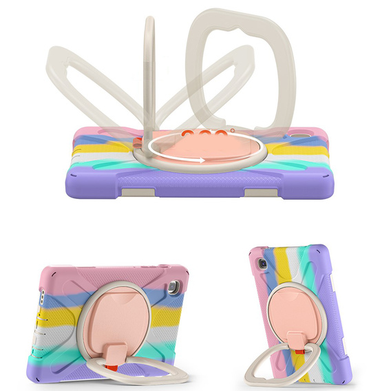 Etui dla dzieci do Samsung Galaxy Tab A7 Lite 8.7 T220/T225, Pancerne, dziecięce, Kolorowe