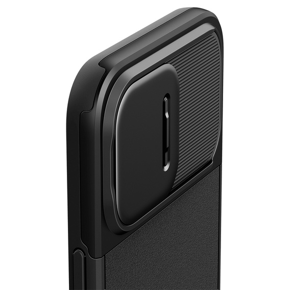 OUTLET Etui SPIGEN do iPhone 15 Pro, Optik Armor MagSafe, Czarne