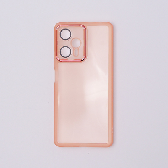 Etui do Xiaomi Poco F5, Fusion Hybrid, przezroczyste / różowe