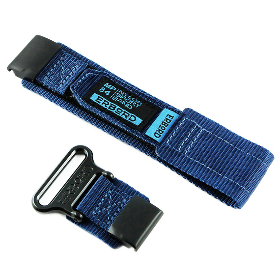Pasek Nylonowy ERBORD MP84 Quickfit do Garmin Fenix 5X/6X/6X PRO/7X, Niebieski, Rozmiar S/M
