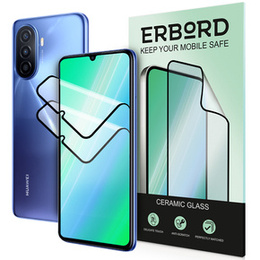 2x Szkło Hybrydowe Ceramic ERBORD do Huawei Nova Y70