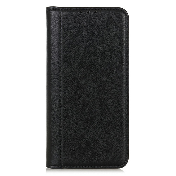 Etui do Samsung Galaxy A26, Wallet Litchi Leather, czarne