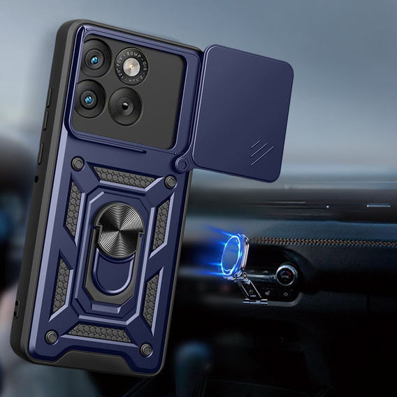 Etui pancerne CamShield Slide z osłoną aparatu i ringiem do Motorola Edge 70