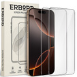 Szkło hartowane ERBORD 9H Hard Glass do iPhone 17 Pro / 17 / 16 Pro – zestaw 2 sztuk