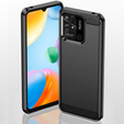 Etui do Xiaomi Redmi 10C, Karbon, czarne