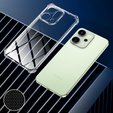 Etui do Oppo Reno 14, wzmocnione, z ochroną aparatu, przezroczyste