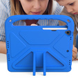 Etui dla dzieci do iPad 10.2" 2021/2020/2019 (9/8/7 gen.), dziecięce z uchwytem, Niebieskie