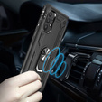 Etui pancerne do Samsung Galaxy A72 5G, Nox Case Ring, czarne