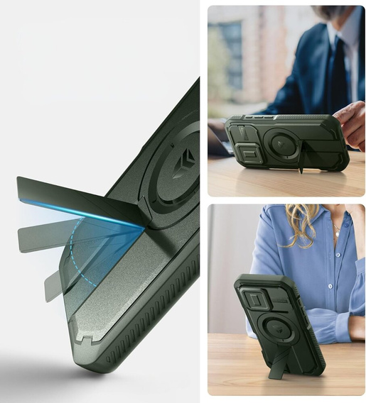 Etui pancerne Dexnor CamProtect z MagSafe do iPhone 16 Pro