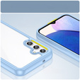 Etui do Samsung Galaxy A14 4G/5G, Fusion Hybrid, przezroczyste / niebieskie