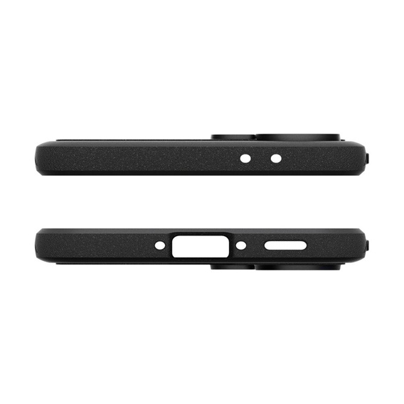 Etui Spigen do Samsung Galaxy A56 5G, Rugged Armor, czarne + Szkło Hartowane 9H