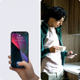 SPIGEN Szkło Hartowane Prywatyzujące do iPhone 13 Pro Max, Glas.TR Privacy