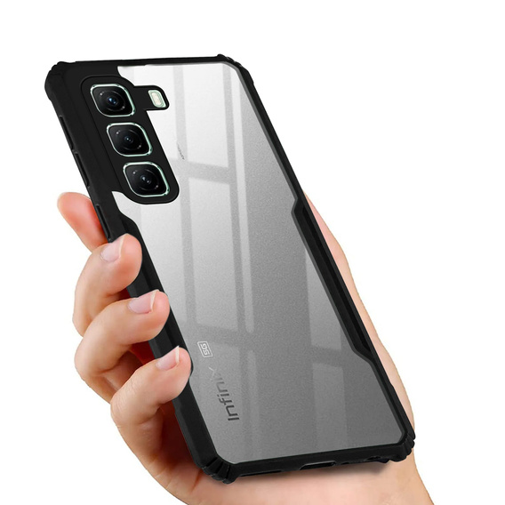 Etui do Infinix Hot 50 Pro 4G, AntiDrop Hybrid, czarne