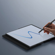Etui z klapką NILLKIN do Samsung Galaxy Z Fold7, CamShield Qin Pro, skórzane z rysikiem, czarne