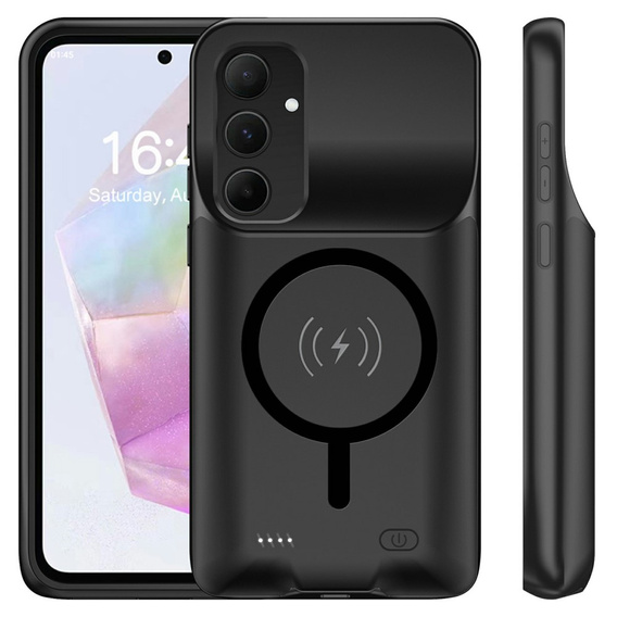 Etui z baterią do Samsung Galaxy A34 5G, Powerbank 10000mAh MagSafe