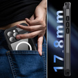 Etui Wodoodporne IP68 do iPhone 16 Pro Max, SHELLBOX MagSafe, czarne
