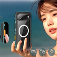 Etui do iPhone 17 Air, Wodoodporne IP68, SHELLBOX MagSafe, niebieskie