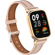 Pasek Skórzany do Xiaomi Redmi Watch 3 Active, Różowy