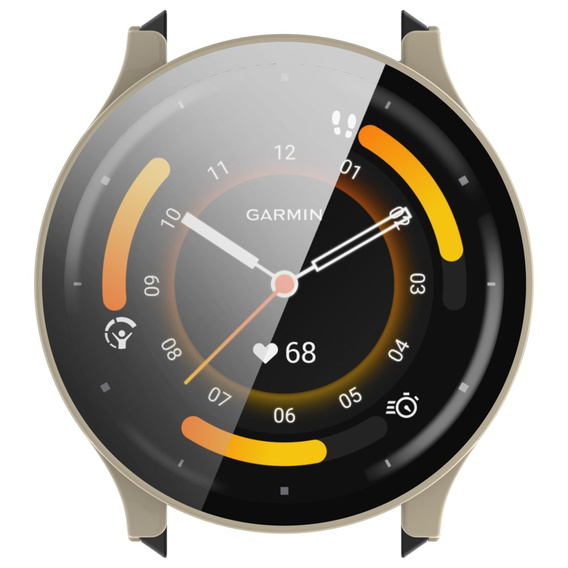2w1 Etui + Szkło Hartowane do Garmin Venu 3, Beżowe