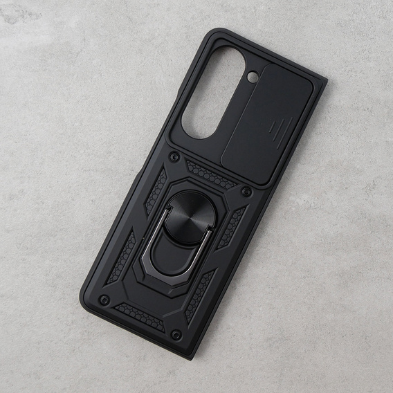 Etui pancerne do Samsung Galaxy Z Fold5 5G, CamShield Slide, czarne