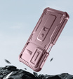 Etui pancerne do Samsung Galaxy A16 / A16 5G, Dexnor Full Body (Two Frames), różowe