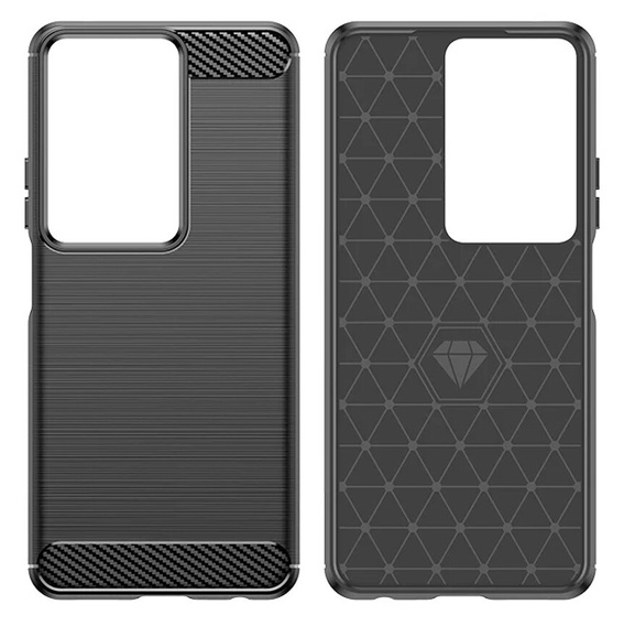 Etui do Oppo A79 5G, Karbon, czarne