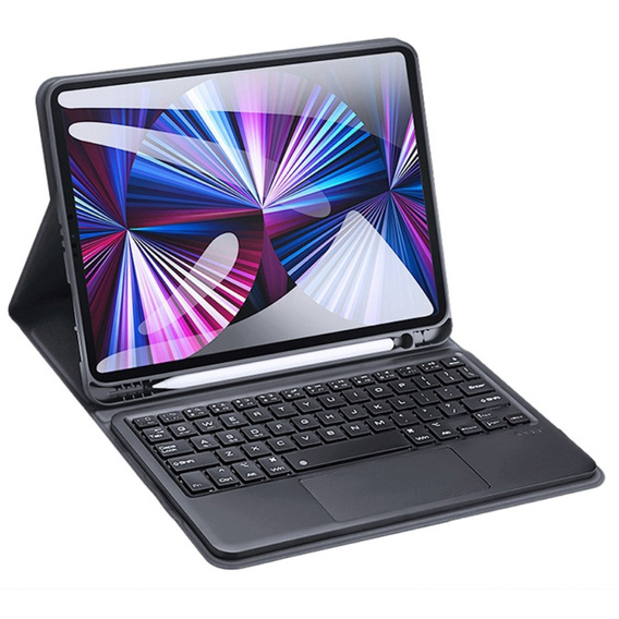 Etui z klawiaturą do iPad Air 10.9" 2022/2020 (5/4 gen.) / Pro 11" 2022/2021/2020 (4/3/2 gen.), Dux Ducis Magnetic, czarne