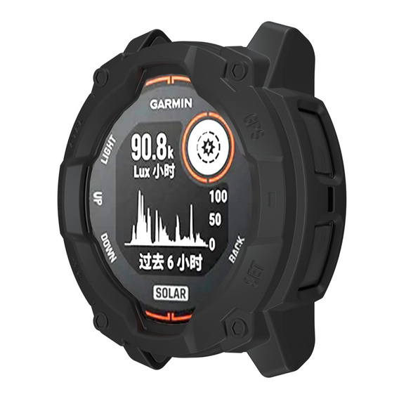 Osłona ochronna z TPU do Garmin Instinct 3 Solar / Instinct 3 AMOLED 50 mm – Czarna