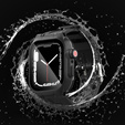 Etui SHELLBOX Waterproof IP68 do Apple Watch Series 7/8 45mm - Black