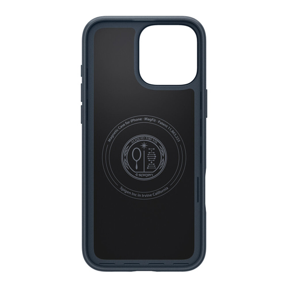 Etui Spigen do iPhone 16 Pro Max, Thin Fit Mag, granatowe
