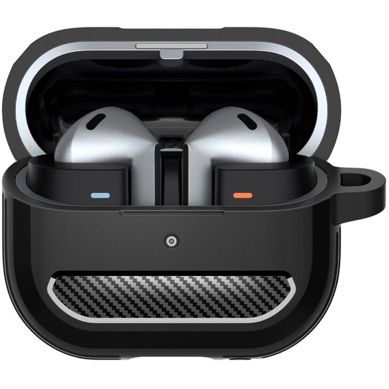 OUTLET Etui SPIGEN na Słuchawki Galaxy Buds 3 / 3 Pro, Rugged Armor, czarne