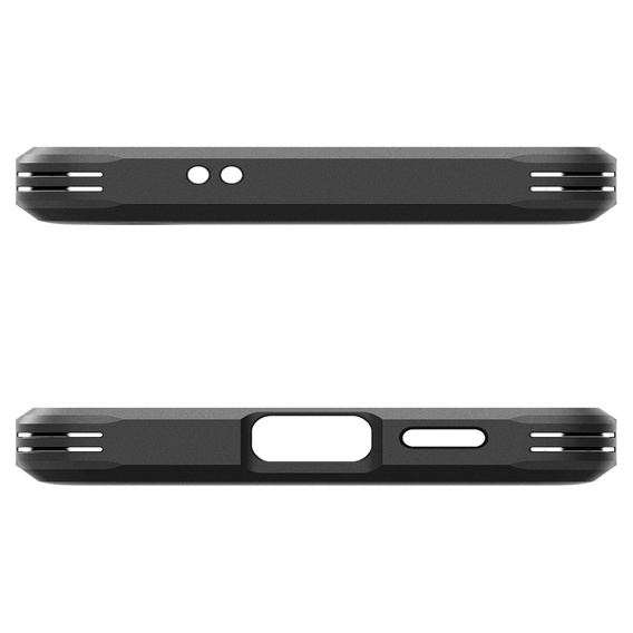 Etui Spigen do Samsung Galaxy S24, Tough Armor, Czarne + Szkło
