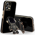 Zestaw Etui Electro do Xiaomi Redmi Note 12 5G / POCO X5 5G, Astronauta, Czarne + szkło
