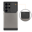 Pancerne etui do MagSafe na Galaxy S24 Ultra, ERBORD MagProtect Cam Slider, szare gunmetal