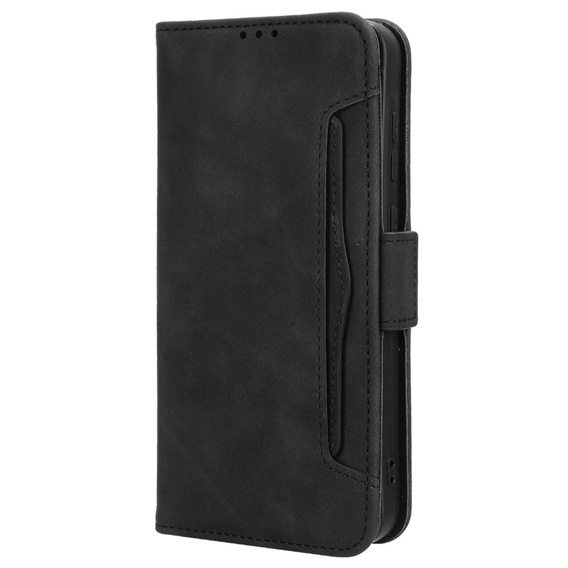 Etui z klapką do Samsung Galaxy A35 5G, Card Slot, czarne