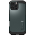 Etui Spigen do iPhone 16 Pro, Tough Armor Mag MagSafe, zielone + Szkło Hartowane 9H