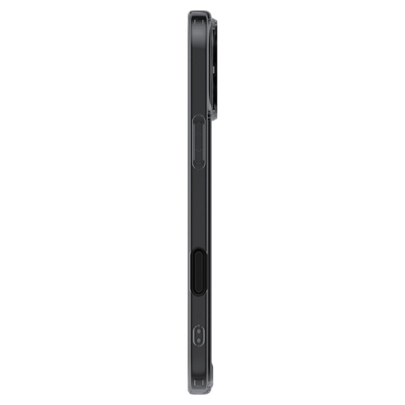 Etui z MagSafe Spigen do iPhone 16 Pro, Ultra Hybrid "T", matowe przezroczyste / czarne + Szkło