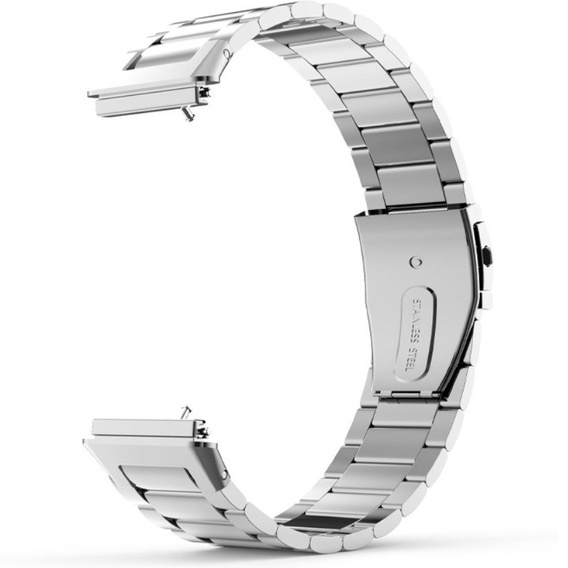 Bransoleta Stalowa do Huawei Band 7, Srebrna