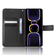 Etui z klapką do Poco F5 Pro 5G, Wallet Smart Magnet, czarne
