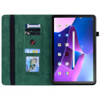 Etui do Lenovo Tab M10 10.1 Gen 3, Wallet Pen Slot, zielone