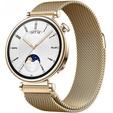 Bransoleta uniwersalna milanese 18mm, Złota