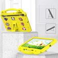 Etui do Samsung Galaxy Tab S9 FE+ Plus, Cute Patterns, z podstawką, Żółte