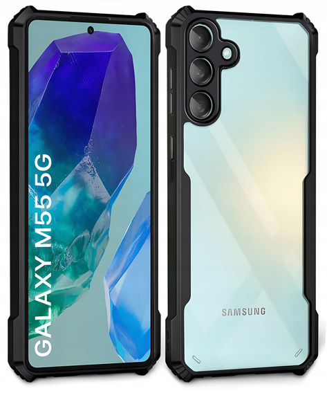 Etui do Samsung Galaxy M55 5G, AntiDrop Hybrid, czarne
