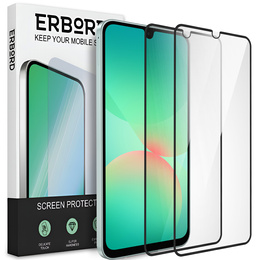 2x Szkło Hartowane ERBORD 3D do Samsung Galaxy A26 5G – pełna ochrona całego ekranu