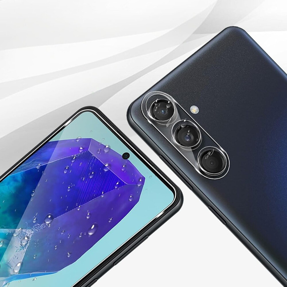 Szkło hartowane na aparat do Samsung Galaxy M55 5G, przezroczyste