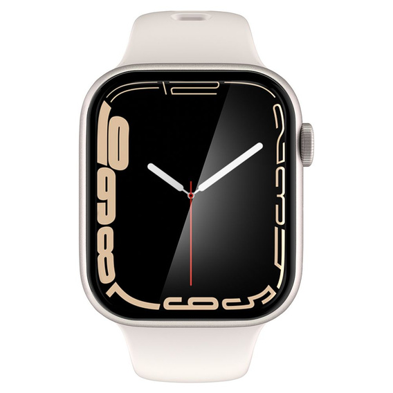 2x Szkło Hybrydowe Spigen ProFlex EZ FIT do Apple Watch 7/8/9 45MM