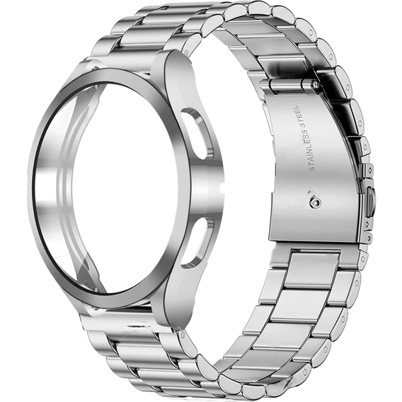 Bransoleta + Etui do Samsung Galaxy Watch 6 44mm, Srebrna