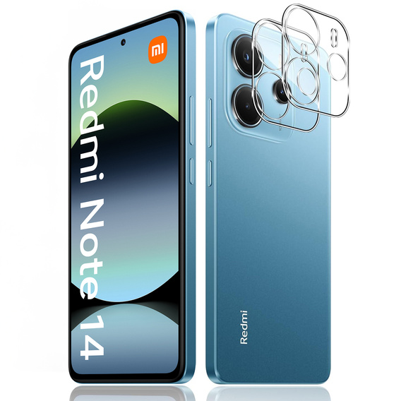 2x Szkło Hartowane ERBORD na aparat do Xiaomi Redmi Note 14G – ochrona aparatu bez kompromisów